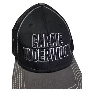 Carrie Underwood Black SnapBack Hat Embroidered Trucker Thick Letter